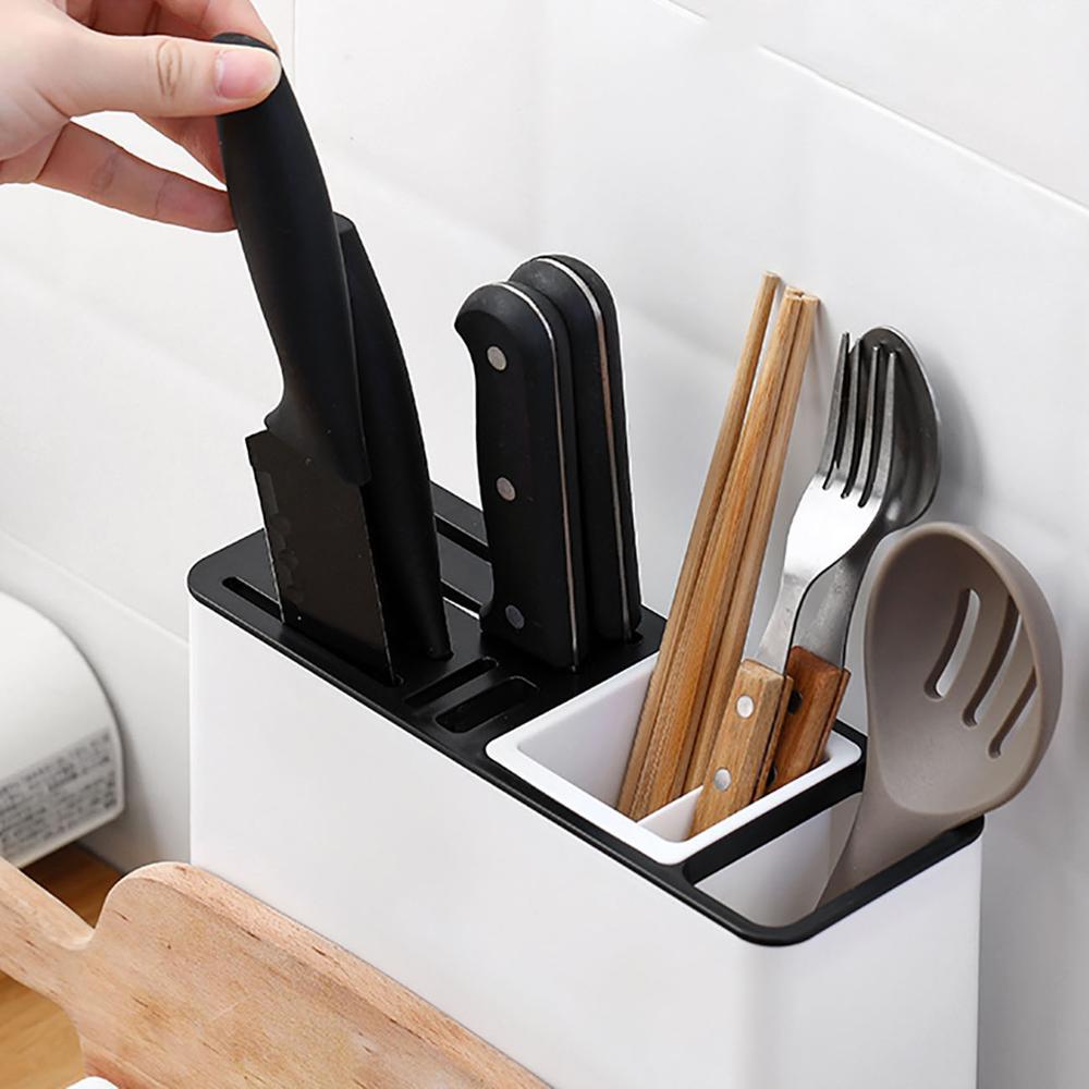 Kitchen Knife Plastic Storage Rack for Kitchen Cabinet