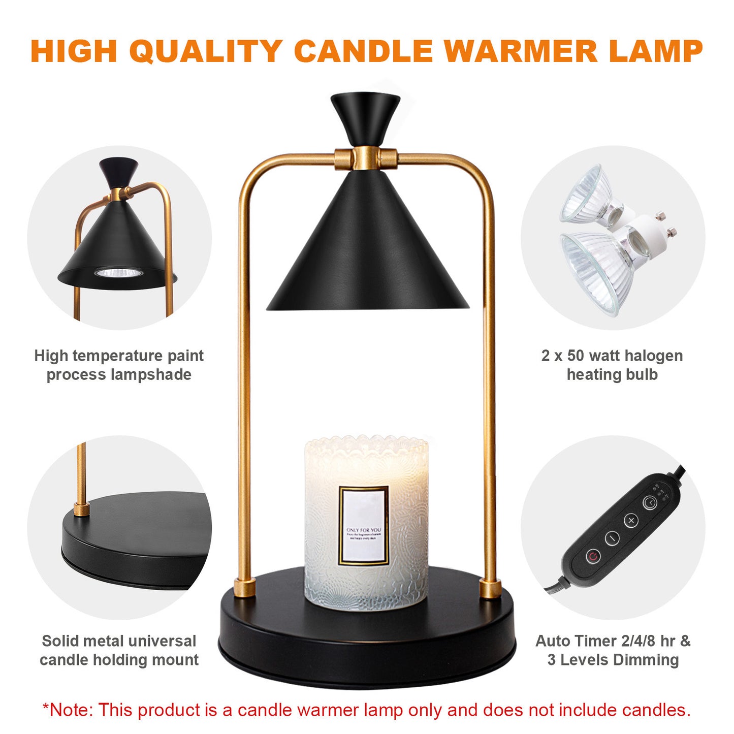 Candle Warmer Lamp With Timer