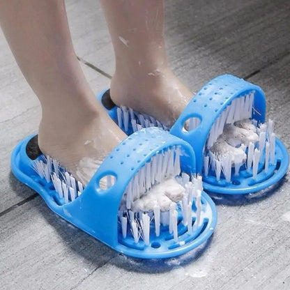 Household Bathroom Foot Cleaning Brush Slipper