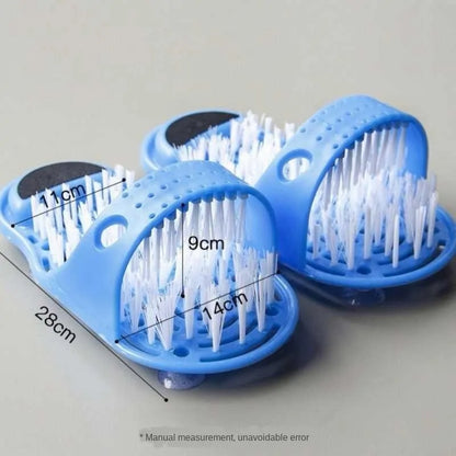 Household Bathroom Foot Cleaning Brush Slipper